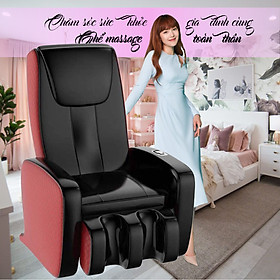 Ghế massage công nghệ mới hot 2020 thiết kế sang chảnh Máy massage toàn thân giảm stress lưu thông khí huyết giảm đau nhức toàn cơ thể cho cả gia đình bạn, bọc da cao cấp, có diều khiển, có bánh xe di chuyển dễ dàng
