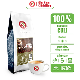 Cà phê hạt Copen Coffee Culi túi 200g (Nguyên Hạt Rang Mộc)