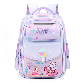 Balo học sinh tiểu học cho bé trai gái đi học cấp 1 màu galaxy dễ thương vải cao cấp chống nước 2286