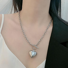 Dây chuyền vòng cổ nam nữ unisex trái tim ấn tượng