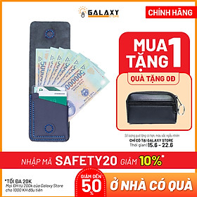Ví Bóp Da Bò Nam Nữ Nhỏ Gọn Độc Đáo Handmade Galaxy Store GVU05NU - Hàng Chính Hãng