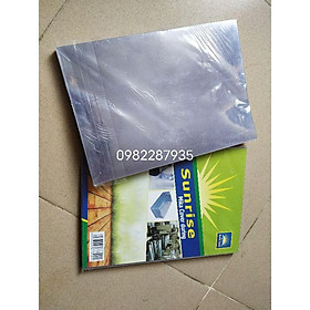 Set 100 tờ bìa bóng kính , meka A4