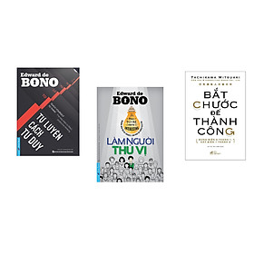 Combo 3 cuốn sách: Tự Luyện Cách Tư Duy + Làm Người Thú Vị + Bắt chước để thành công
