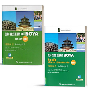 Combo Giáo Trình Hán Ngữ Boya Sơ Cấp Tập 2 Và  Bài Tập Kèm Đáp Án - Bản Quyền