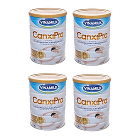 Bộ 4 lon sữa bột vinamilk canxipro 900g
