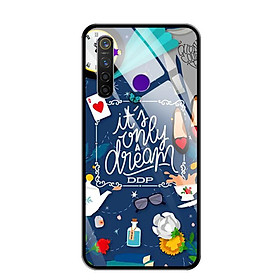 Ốp lưng kính cường lực cho điện thoại Realme 5 Pro - 0199 DREAMGIRL02 - Hàng Chính Hãng