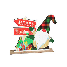 Christmas Wooden Tabletop Decoration Christmas Centerpiece Table Decorations