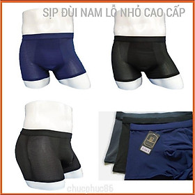 COMBO HỘP 4 QUẦN LÓT ĐÙI NAM LỖ NHỎ THÔNG HƠI MỊN MÁT CÓ KÈM HỘP