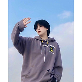 Áo Hoodie Nỉ Bông Ngoại EUROCAT Form Rộng Unisex Nam Nữ Ulzzang, Áo khoác  nam nữ Unisex form rộng, vải nỉ bông, trẻ trung