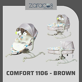 Ghế rung ru ngủ cho bé Zaracos Comfort 1106 Brown – Zaracos Việt Nam