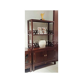 Mua Tủ sách trang trí gỗ gụ kiểu Edano