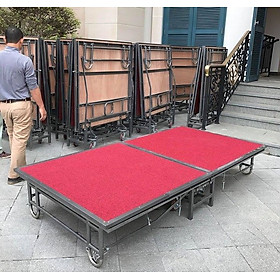 Mua Sân khấu di động lắp ráp - Dùng cho nhà hàng tiệc cưới  khách sạn  trung tâm hội nghị  trường học