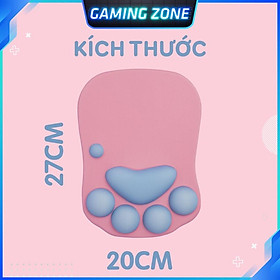 Mua Kê tay chuột đệm silicon chân mèo cực cute và dễ thương siêu êm siêu đẹp