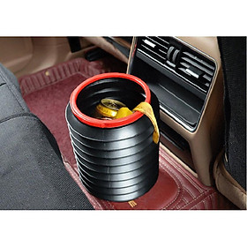 Mua Thùng Rác Gấp Gọn 4L Có Nắp Đậy Và Quai Xách Tiện Dụng Khi Đi Ra Ngoài