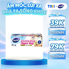 (Chọn Loại) Túi Zip PE Trong Suốt 2 Đường Kéo MyJae, Túi Bọc Đồ Ăn, Rau Củ Bảo Quản Trong Tủ Lạnh