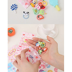 Mua túi zip mini size hình gấu kute