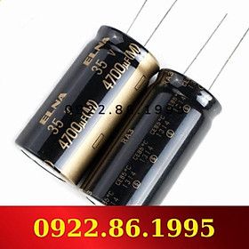 Mua 2 Cái  Tụ Điện Điện Điện Phân Âm Thanh ELNA RA3 35V 4700Uf 85 °C 18X35Mm hàng mới về