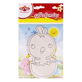 Bộ tô màu gỗ Star Kids con gà