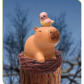 Mô Hình CapybaRa Nâu Bồ Nông Bộ 6 Blindbox HM113 Trang Trí Xe Hơi Quà Tặng_ Hàng chính hãng