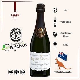 Vang sủi Robinvale Sparkling Chardonnay Kerner 750ml 13% Alc