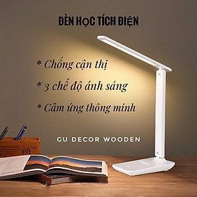 Mua Đèn học chống cận bảo vệ mắt  Đèn led tích điện điều chỉnh 3 chế độ ánh sáng chỉ với 1 chạm