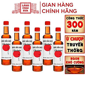 Combo 6 Chai Nước Mắm Chay Shiitake Chai Nhựa 6x525ml