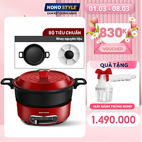 [Nhập CECAMP30KD1 giảm 30K] Nồi Điện Đa Năng MORPHY RICHARDS MR9089 (1400W - 3L)  - Hàng Chính Hãng