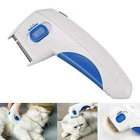 Pet Electric Fleas Comb Brush for Dogs Cats Puppy Kitten Safe Comfortable