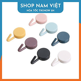 Mua Set 10 Móc Nhựa Tròn Dán Tường Nhiều Màu Sắc Hiện Đại  Móc Treo Đồ Trang Trí Nhà Cửa - Chính Hãng NAVIVU