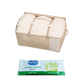 Túi đựng chăn và quần áo mùa đông Nhật Bản + Tặng Gói Trà Sữa Matcha / Cafe Macca 20g