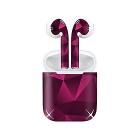 Mua Miếng dán skin chống bẩn cho tai nghe AirPods in hình thiết kế - atk010 (bản không dây 1 và 2)