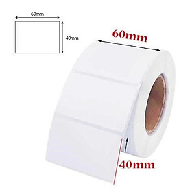 Mua Decal nhiệt in mã vạch 60x40mm 30m