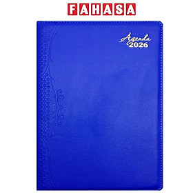 Sổ Agenda 2026 - Hoa Niên 2026-HN - Màu Xanh Dương