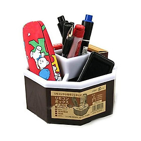Hộp Cắm Bút Và Vật Dụng 5 Ngăn Japan + Tặng Gói Hồng Trà Sữa (Cafe) Maccaca