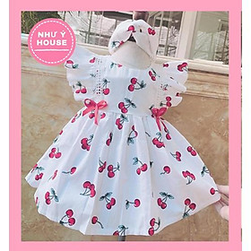 Váy xinh cho bé + TẶNG KÈM TURBANNHƯ Ý HOUSÉ'S-váy bé gái Thiết Kế Cao CấP- váy chery