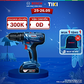 Máy Khoan Vặn Vít Dùng Pin Động Lực Bosch GSB 180-LI + Phụ Kiện
