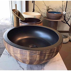Mua CHẬU LAVABO GỐM SỨ TRÒN GRVL 8128