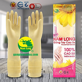 Mua Găng tay cao su Nam Long size Dài size L (40cm) - Hàng chính hãng