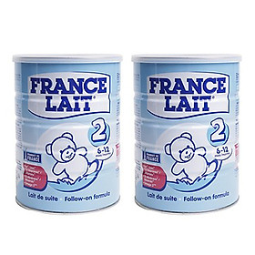 Combo 2 hộp Sữa bột France Lait số 2 (900g) - Dinh dưỡng cho trẻ từ 6 -12 tháng tuổi