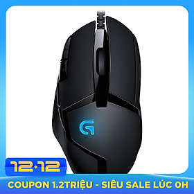 Chuột Chơi Game Có Dây Logitech Hyperion Fury G402 4000DPI LED 8 Phím - Hàng Chính Hãng
