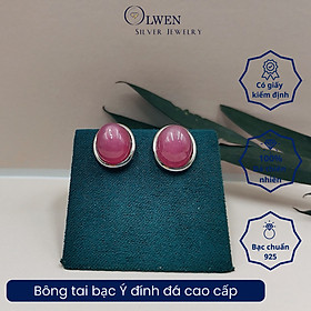 Set Trang Sức Bạc 925 Olwen Đính Đá Phong Thủy Ruby Sao