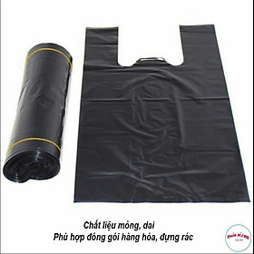 Mua 1kg Túi Bóng Đen Đóng Hàng Hóa  Đựng Rác Hai Quai Tiện Lợi 00818