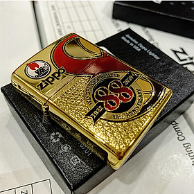 Bật lửa Zippo 88Th Anniversary Asia High Polish Plating –  Bản Mạ Vàng Kỷ Niệm 88 Năm Ra Đời Bật Lửa – ZA-2-147A