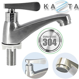 Mua Vòi lavabo lạnh KAZTA KZ-L02X tay xéo inox SUS304