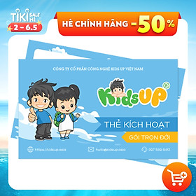 [E-Voucher]-KidsUP - Montessori online - Gói học 1 NĂM & Gói TRỌN ĐỜI