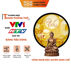 Mua Đèn Hào Quang Phật In Tranh Trúc Chỉ DECORNOW 30 40 cm  Trang Trí Ban Thờ  Hào Quang Trúc Chỉ HOA SEN DCN-TC32
