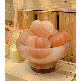 Mua Tô Đá Muối Himalaya Love Stone + TẶNG KÈM BỘ DÂY ĐÈN