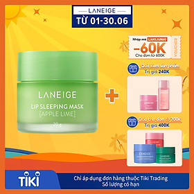 Măt Nạ Ngủ Cho Môi Hương Táo Laneige Lip Sleeping Mask Apple Lime (20g)