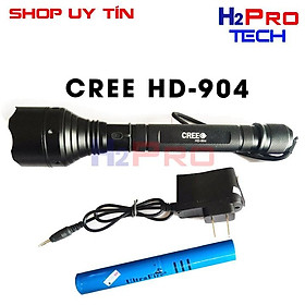 Mua Đèn pin siêu sáng CREE HD-904  pin 18650  chiếu xa 150 met
