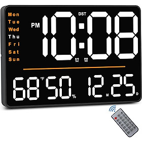 Mua Đồng Hồ LED Để Bàn Treo Tường Kỹ Thuật Số Màn Hình Lớn 15 2  (DS-6636)
